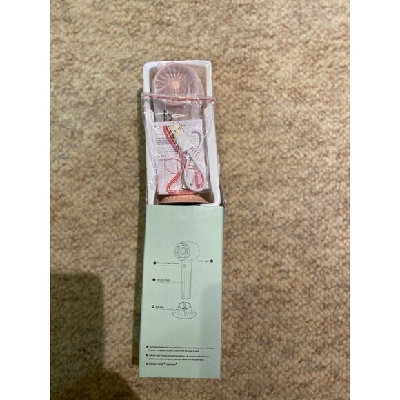 NWT Portable Handheld Fan light rechargeable digital display scroll switch & LED - Picture 6 of 12